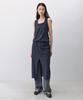 Insilence Woman Knit-Like Layered Dress Dark Blue