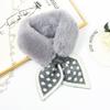 1Pc Scarf Female Winter Korean Version Female Plush Sweet Thickened Warm Autumn And Winter Student Scarf Versatile