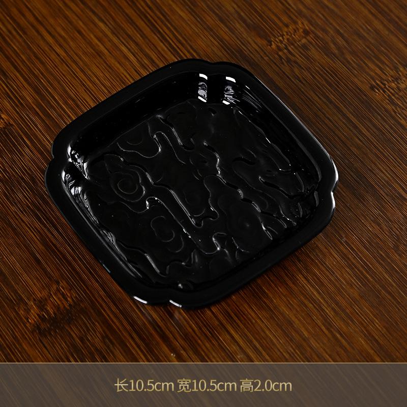 Keramikteller für Tee Zen-Stil Teestube Hochzeit Chinesischer Dim Sum Teller Verlobungstisch Obstschale Kuchen Exquisiter Dessertteller