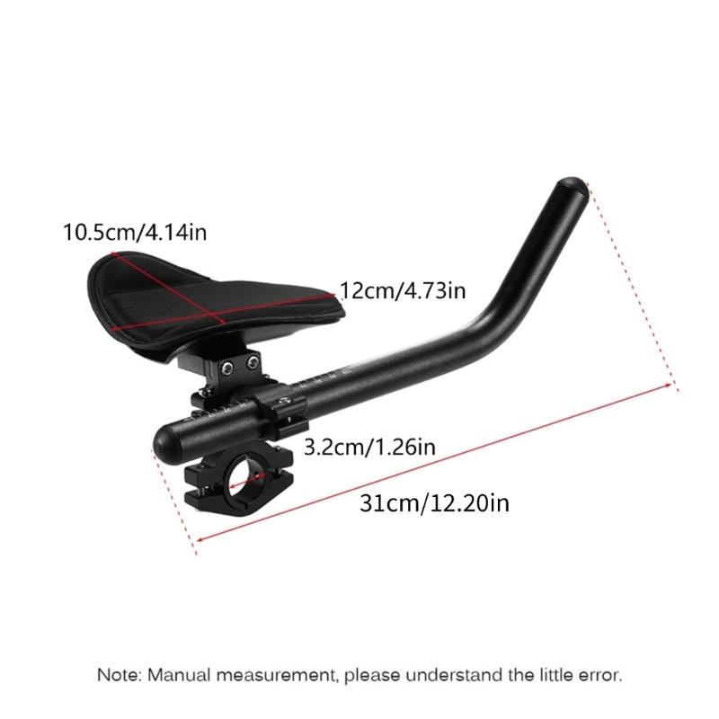 Bicycles Armrest Handlebars Mountain Bike Rest Handlebar Aluminum Alloy Armrest Rod for Mountain Bike Handlebars