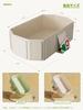 Bounvi Folding Portable Baby Bathtub for Babies, Cats, Dogs, and Kids, Foldable and Portable Bathtub for Indoor and Outdoor Use, Safe Material, Cream