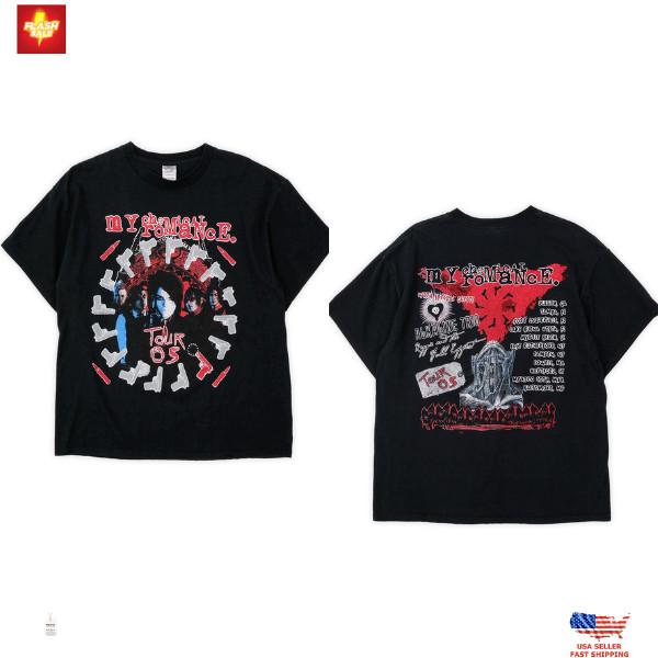 Vintage My Chemical Romance Punk Rock Tour 2 Seiten T-Shirt Unisex S-5XL