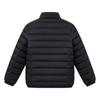 Men's Lightweight Quilted Padded Jacket with Stand Collar Warm Winter Coat Loose Fit Outerwear