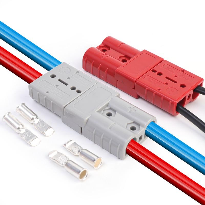 10/1pcs 50A/120A Anderson Style Plug Connectors DC Power Solar Caravan Motorcycle Socket Battery Charging Adapter Accessories