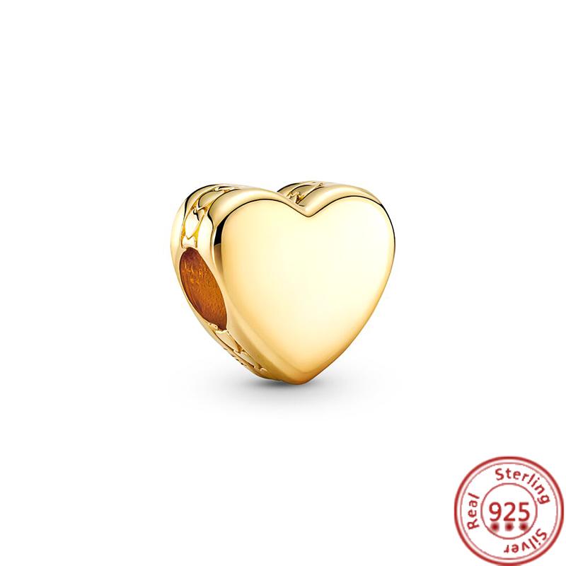 925 Sterling Copper Colorful Zircon Month Star Sign Zodiac Pendant Golden Beads Fit Original Pantaro Charms Bracelet DIY Zircon