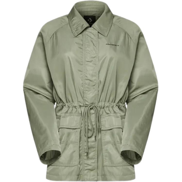 

New Converse Jackets Coats Women s Light Green 10028458-A02 XL