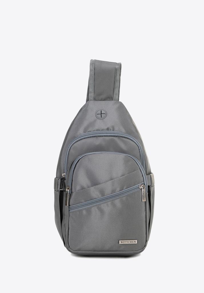 Wittchen Men's Gray Polyester Single Shoulder Backpack