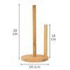 Durable Wooden Paper Towel Holder Anti-Skid Paper Storage Shelf  Bathroom