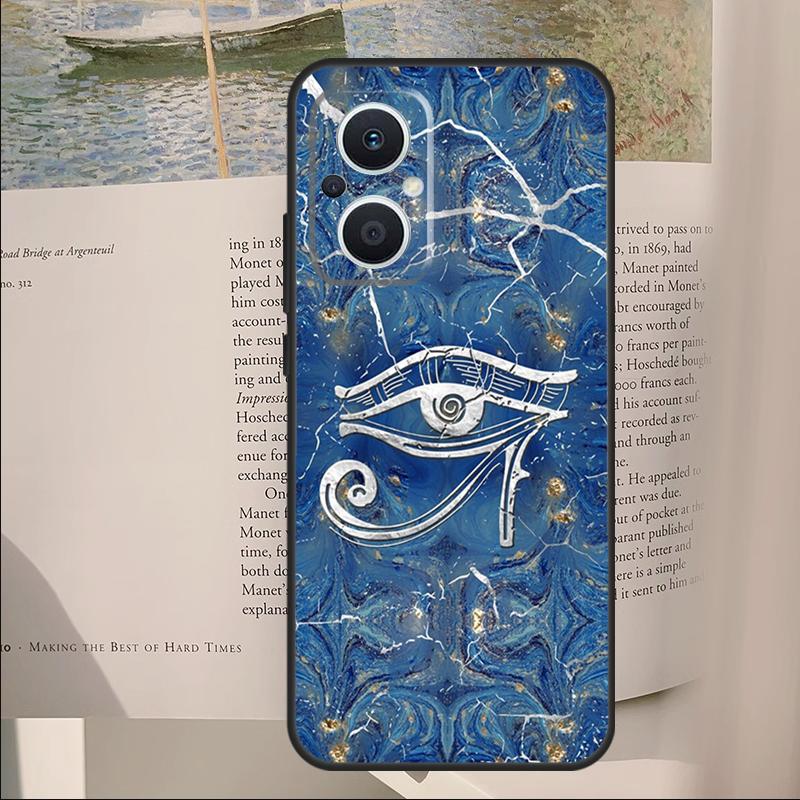 Egyptian Eye of Horus Art Cover For OPPO Reno 11F 12F 13F 14F 10 11 12 13 14 Pro 7 8 Lite OPPO Find X6 X8 X9 Pro Case