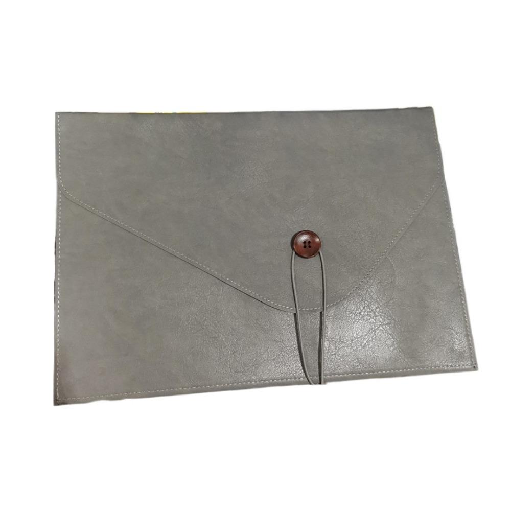 Business File Folder Waterproof Document Handbag Notebook Case Leather A4 Document Bag  Office