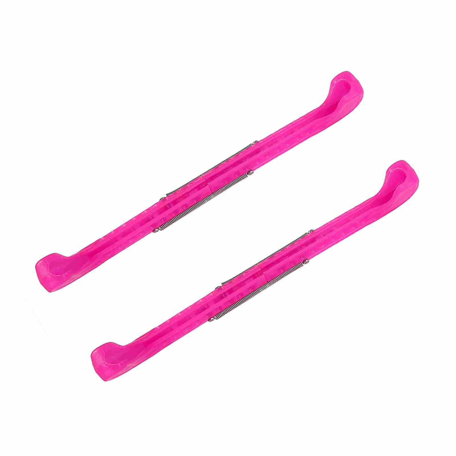 

1 пара пластиковых универсальных чехлов для защиты лезвий коньков, регулируемые (Красная роза)