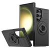 For Samsung Galaxy S25 Ultra Magnetic Case Slide Camshield TPU+PC Kickstand Phone Cover