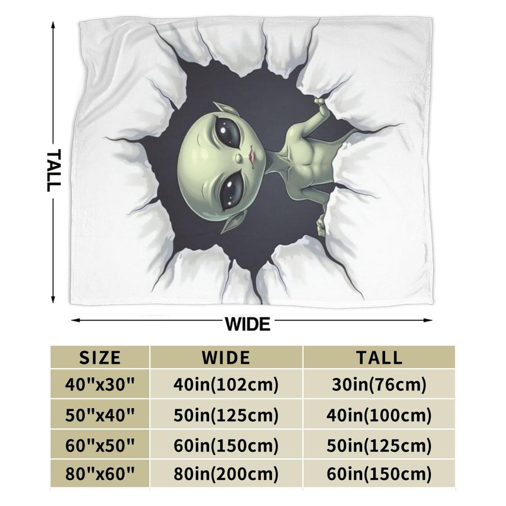 Alien Personalized Comfortable Decorate Home An UltraSoft Micro Fleece Blanket