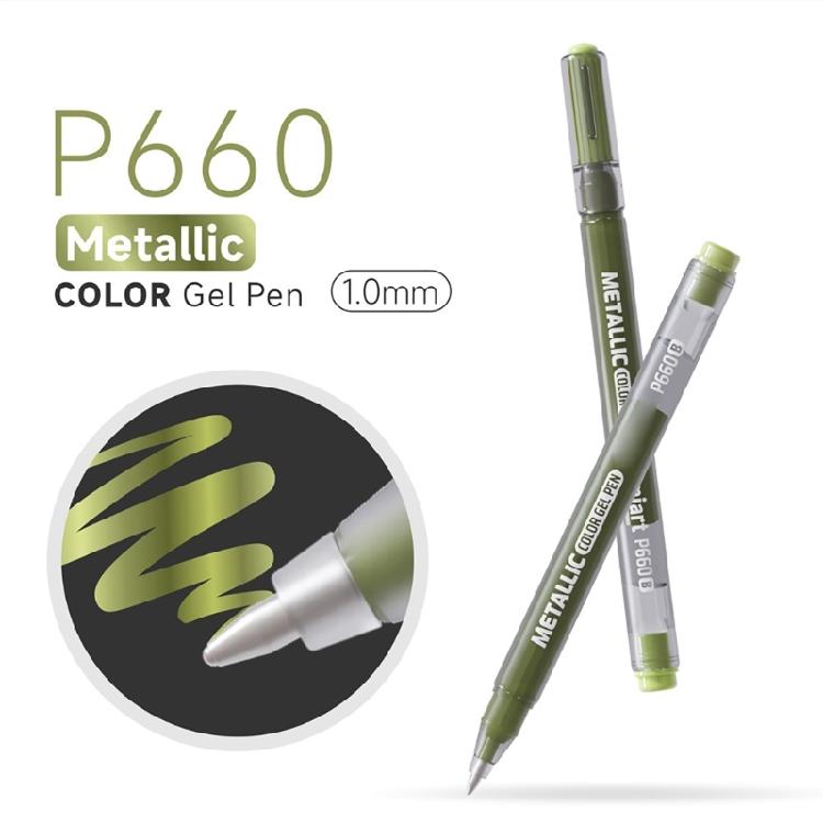 48 Color Metallic Gel Pen Multicolor Acrylic Gel Pen For Artist Student Journaling Sketching And Creative Art Project