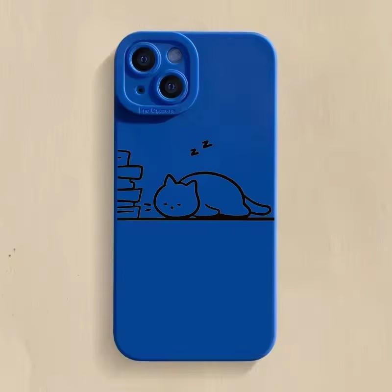 

Funny Animal Cat Paired Couple Phone Case For Samsung Galaxy S25 S24 S23 S22 S21 Ultra S20 Plus S24FE A15 A35 A54 A55 Soft Cover Samsung S23 Ultra