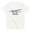 Individuell gestaltetes Caravan-Flugzeug-T-Shirt – personalisiert mit Ihrer Kennung