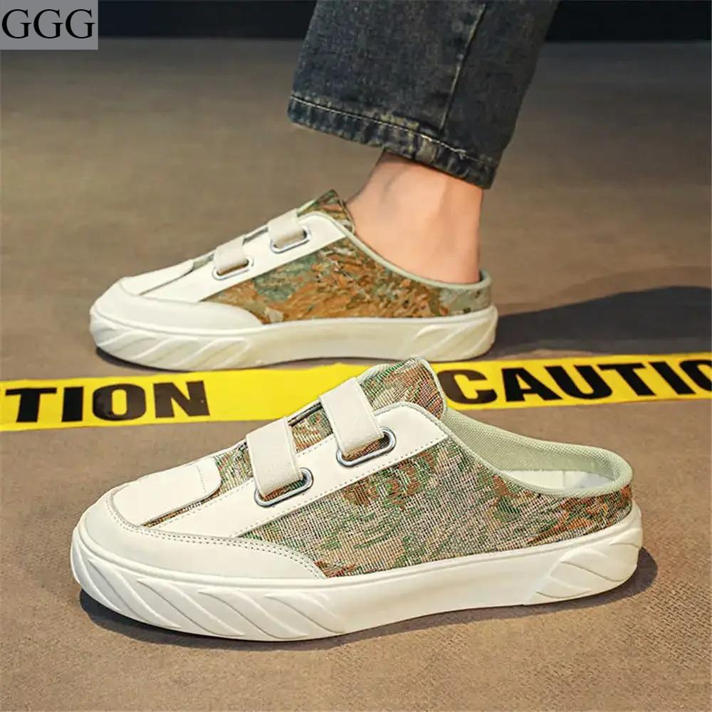 

Large Comfort 39-44 Man s Sandal Loafers Shoes Men Original Mens Slippers Brand Sneakers Sport Tene High Quality Brand Name 44 синій