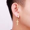 Punk Women Gift Unisex Elegant Fashion Jewelry Cross Clip Earring Men Ear Cuff Non-Piercing Earring