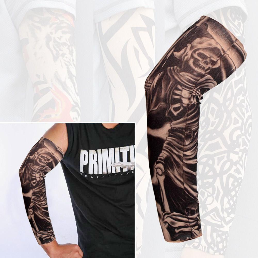 1Pcs Outdoor Sport Flower Arm Sleeves Summer Cooling Tattoo Arm Sleeves New Arm Cover