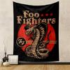 Foo Fighters Tapestry Wall Hanging, Rock Band Logo Vintage, Wall Decor for Bedroom Living Room Dorm