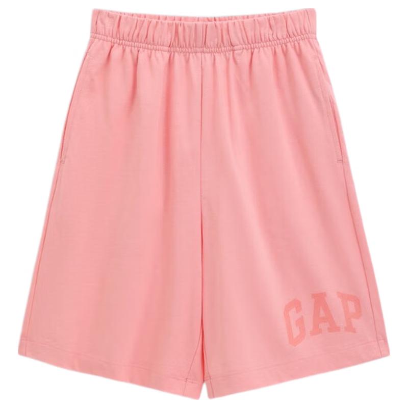 Gap Girls' Logo Elastic Waist Knit Shorts