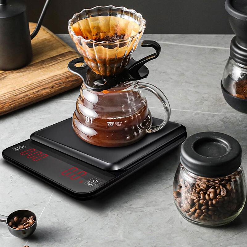 Smart Digital Coffee Scale with Timer, 3kg/0.1g (CN version)