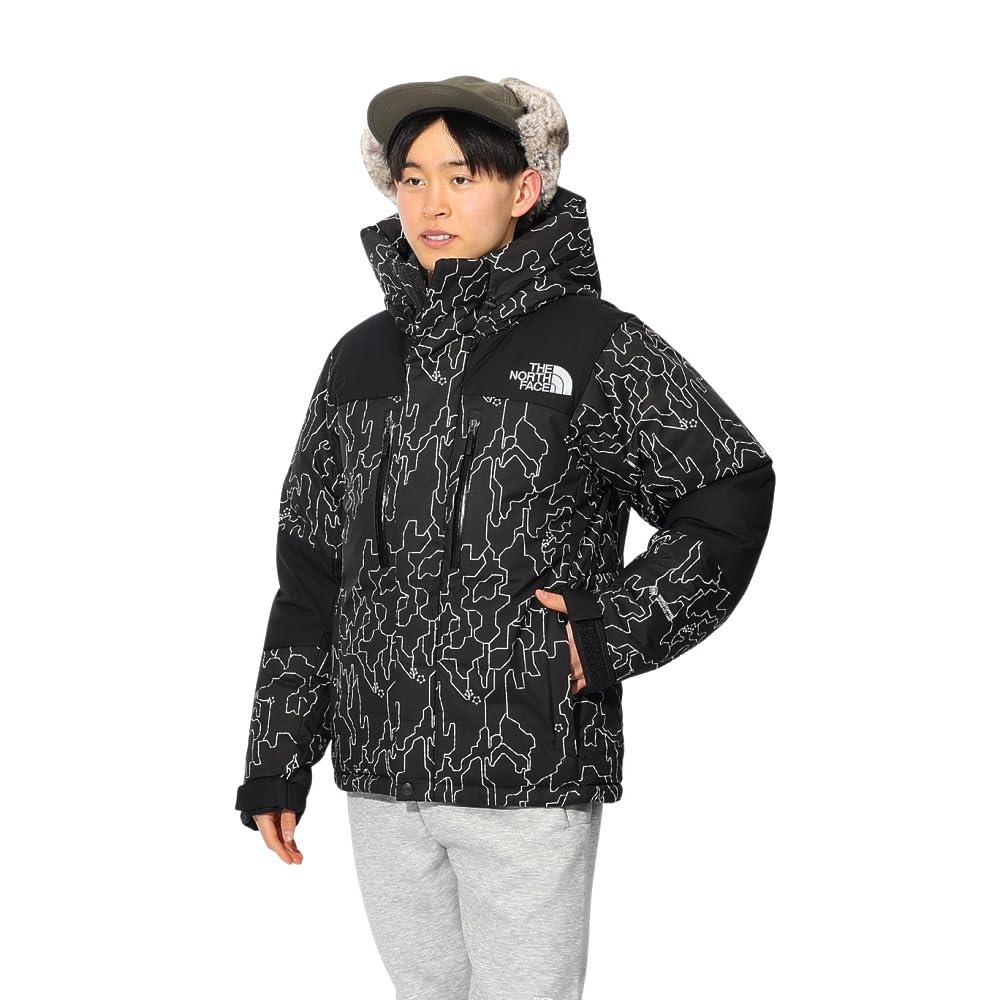 The North Face Novelty Baltro Light Down Warm and Black Tree Size S Jacket, Unisex, Windproof, Bark,