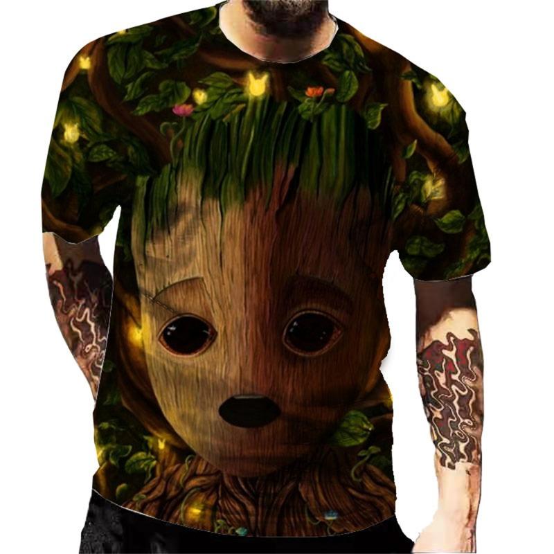 Fashion Men's T Shirt vintage Skull Printed T-Shirt Harajuku Horror Short Sleeve t
