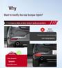 Retrofit LED Sequential Turn & Brake Lights for 2020-2025 Mazda 3 Axela Rear Bumper