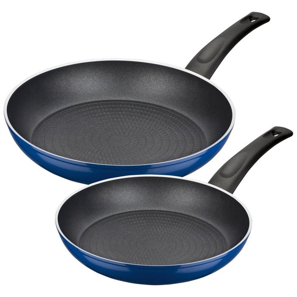 Set de poeles - GSW - DREAMLINE - 2 pieces - 24/28 cm - Aluminium forgé - Revetement nid d'abeille - Induction