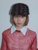 Poejidam Rose Coil Flat Cap In Espresso