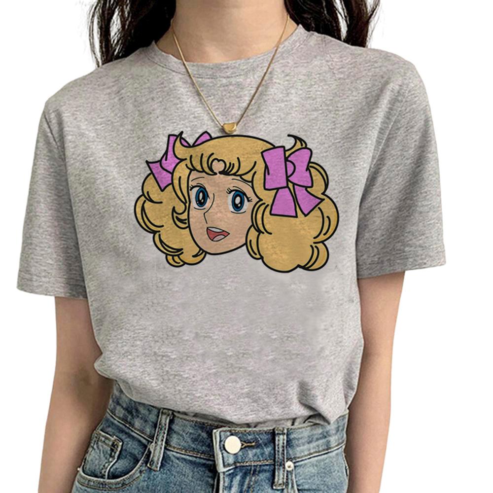 Candy Candy tshirts Women comic designer harajuku top girl comic funny designer clothes
