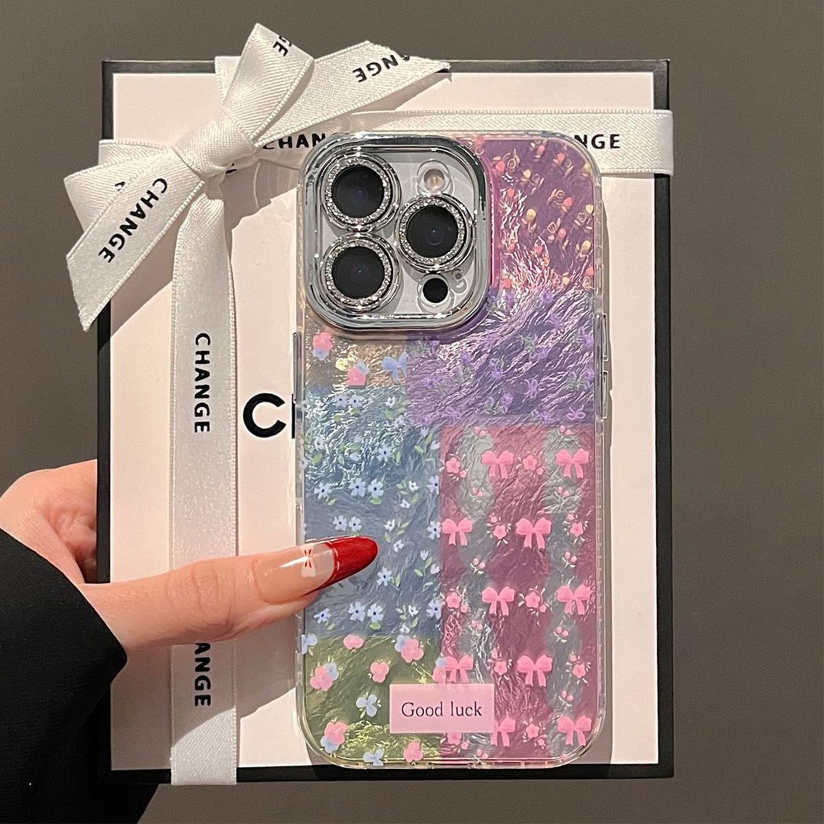 Fine Hole Feather Yarn Mobile Phone Case, Transparent Mobile Phone Case Gasket, New Mobile Phone Case, Girls Imd Tuoma Gezi Mobile Phone Case For  iPhone 11