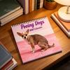Creative Planning Supplies 2027 Pooping Dogs Square Wall Calendar, Funny Dog Theme 12 Month Hanging Twelve Journal Planner for Home Office,
