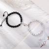 Braccialetti con coppia magnetica per donna Uomo Amanti romantici che abbinano il cuore Perline in pietra naturale Bracciale Yoga Gioielli regalo di San Valentino