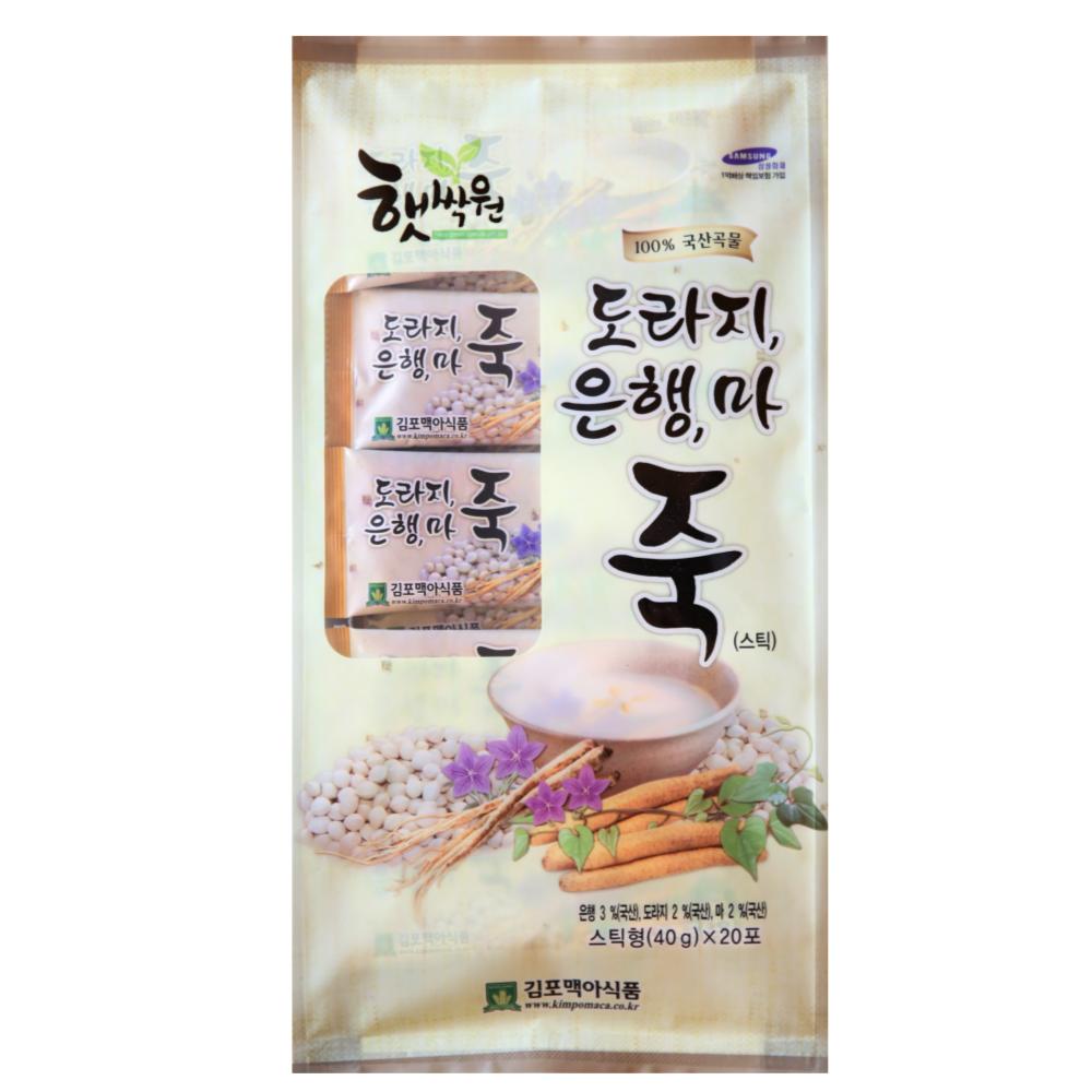 Gimpo Malt Food Balloon Flower, Ginkgo, and Yam Porridge Stick Type 20 Packs 800g 1 pcs Ingredients: may be subject to change | 800g 1 pcs
