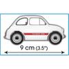 COBI Building Blocks - Italian Car - Fiat Abarth 595 Competizione 1965 1/35 Scale - 70 Pieces - LEGO Compatible [MADE IN EU] 24524