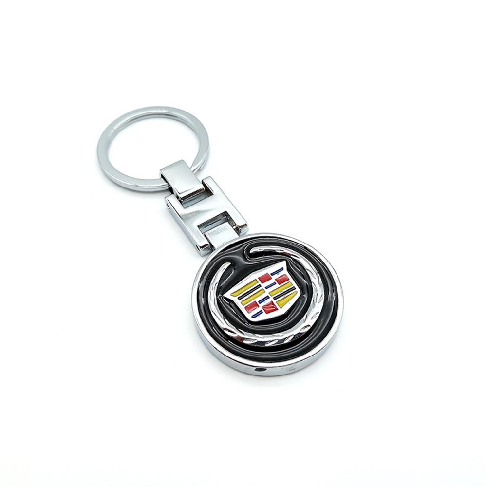 Metall H-Form Auto Logo Schlüsselanhänger Schlüsselanhänger Anhänger für Cadillac ATS BLS CT4 CT5 CT6 CTS ESCALADE EXT SLR SRX STS XT4 XT5 XT6 XTS
