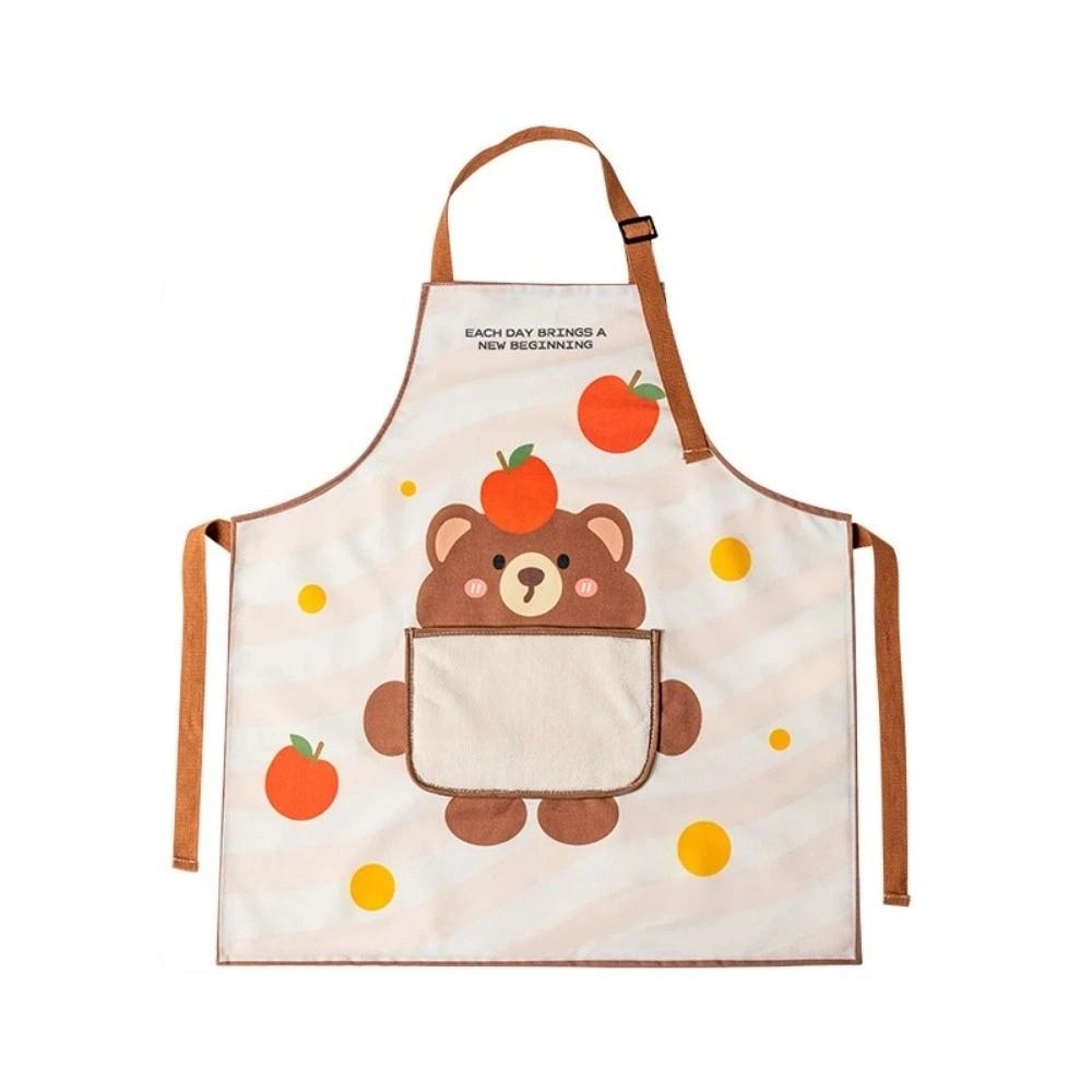 Waterproof Workwear Apron Breathable Kitchen Cooking Apron Washable Hands Baking Apron  Home Use