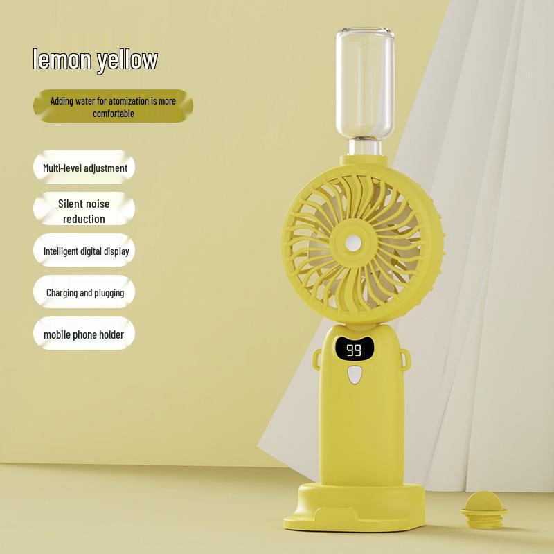Mini Rechargeable Silent Handheld Cooling Fan for Desk