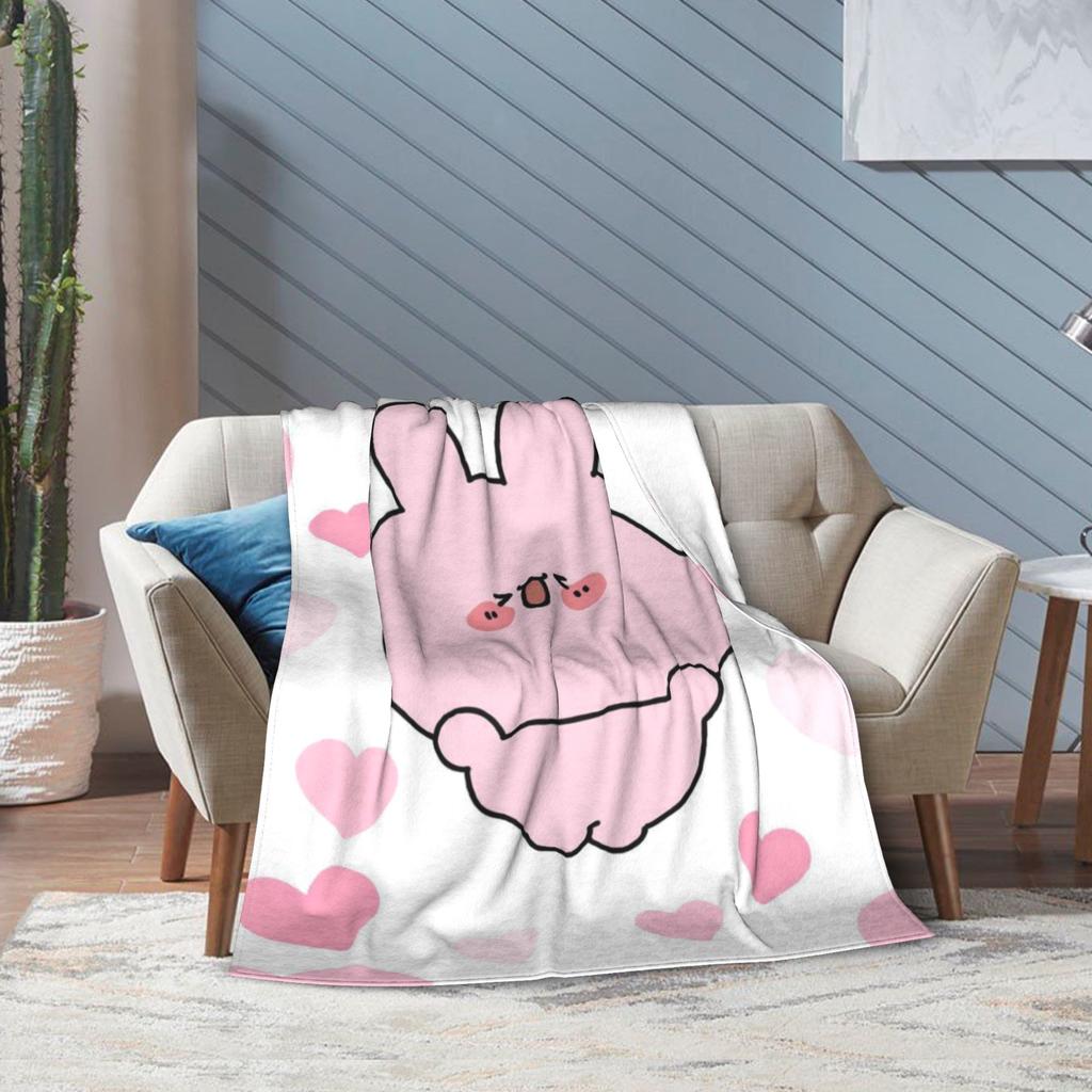 Asamimichan and Anemimi Blanket Ultra Soft Throw Blankets for Sofa 50x60 Inch Multiple Sizes Plush Thin Quilt