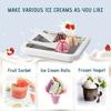Aluminum Ice Cream Maker - Perfect for Making Homemade Milk, Yogurt, and Stir-fried Ice Cream: Perfect for Making Gelato, Fruit Shakes, and Smoothies