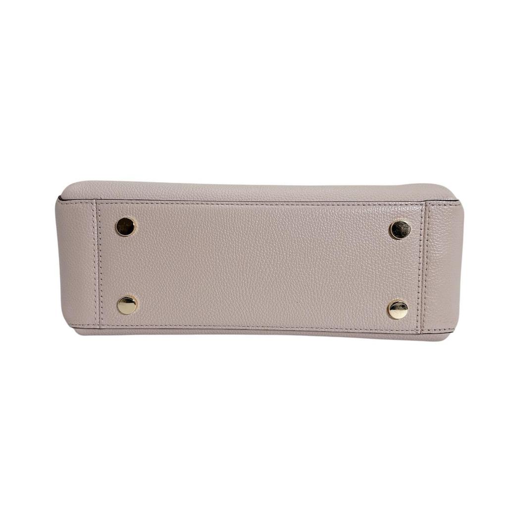 Michael Kors Shoulder Bag Handbag Cowhide Pink Beige Women Used