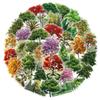 50 Pcs Cute Cartoon Transparent Forest Secret Stickers Natural Forest Plant Landscape Decal Laptop Phone Decoration Sticker