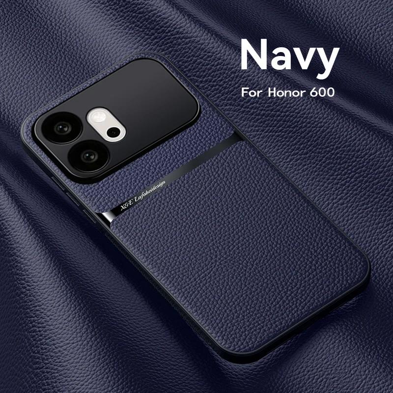 Luxury PU Leather Phone Case Coque For Honor 600 Pro Honor 600Pro Magnet Shell Phone Case for Honor 600 Lite Back Cover Honor 600 Lite синий