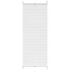 VidaXL Store Plissé Blanc 60x125cm Occultant Tamisant Fenêtre Stores Vénitiens 240594
