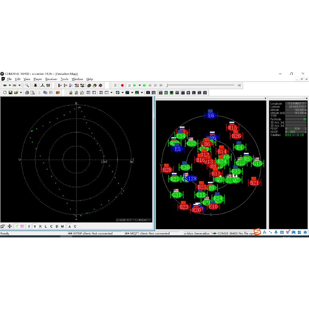 QUESCAN M10 Smart GPS GNSS Receiver GPS Galileo GLONASS BeiDou QZSS SBAS Antenna Module NTP GPS 1PPS PPS Timing,1-25Hz