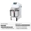 Multifunctional Large Capacity Automatic Dough Mixer with Double-Action, Double-Speed Capabilities