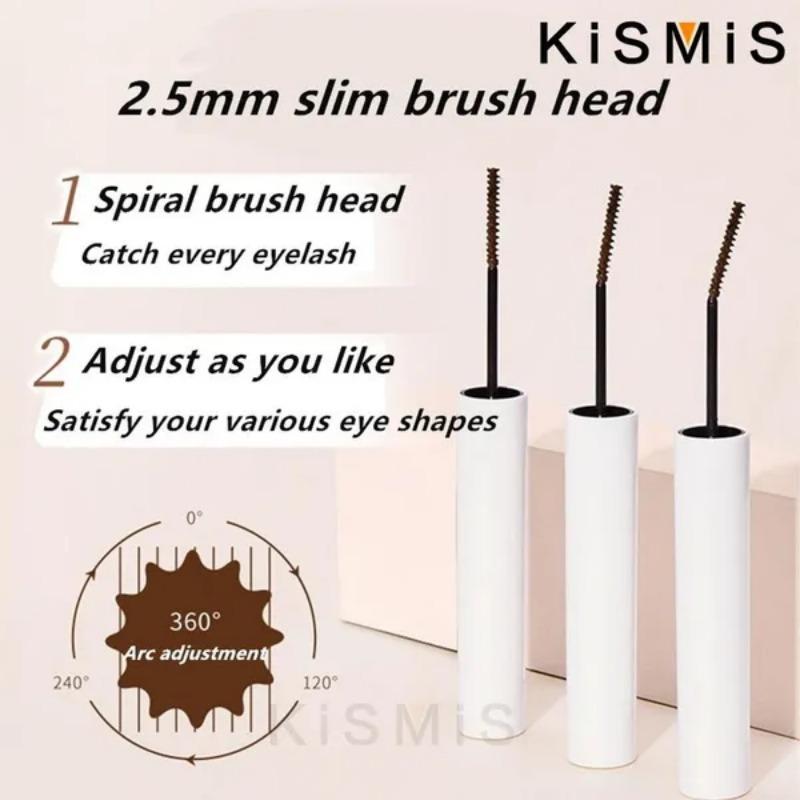 2 ks Ultrajemná malá hlavička kartáčku Řasenka Prodlužující Černá 3D Řasy Prodloužení Řas Oční Řasy Dlouhotrvající Černá Barva Řasenka