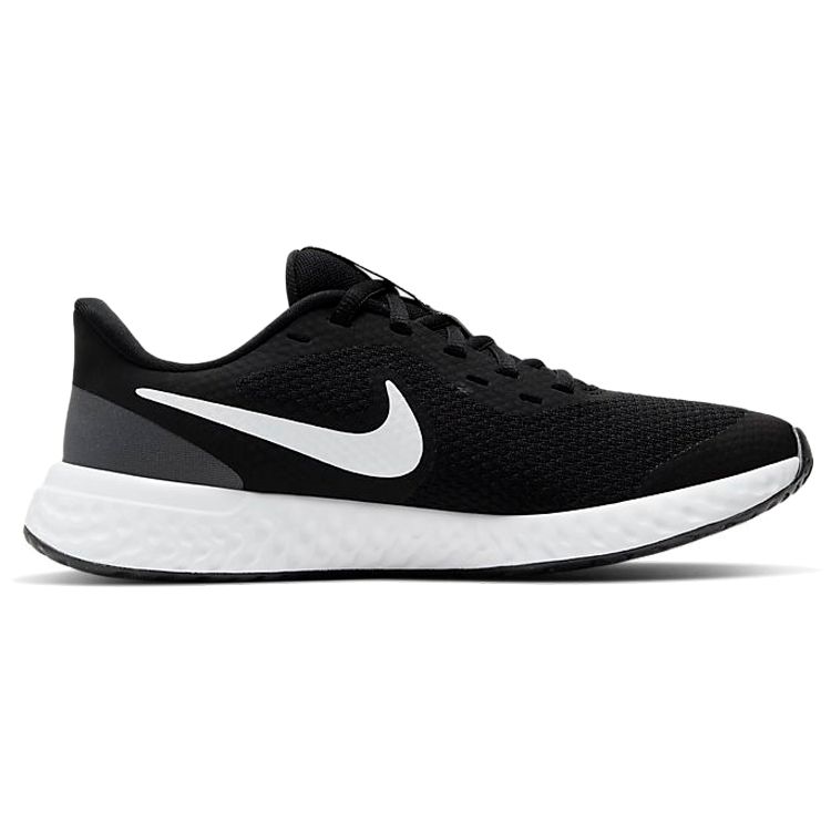 Nike Revolution 5 GS BQ5671-003 Black Anthracite White Kids' Running Shoes